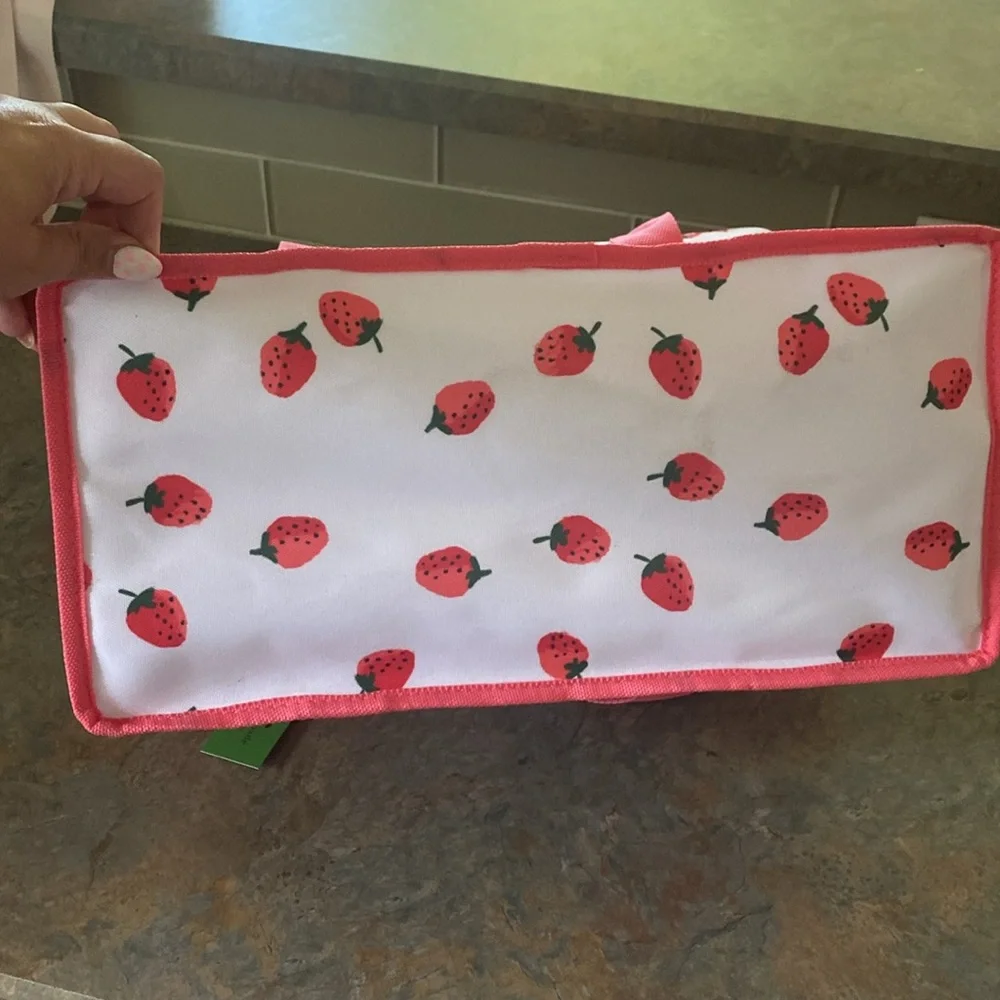 Kate Spade Strawbwrry and Pink Cooler Bag NWT